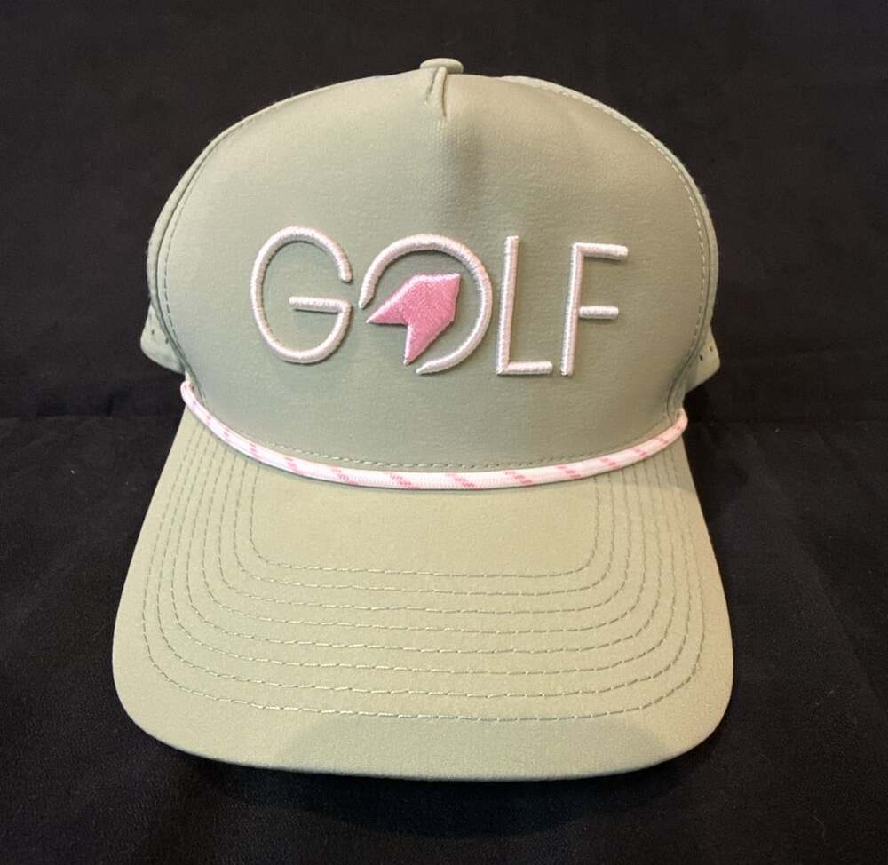 1764 Golf Green Cherry Blossom Performance Snapback Hat